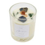 Load image into Gallery viewer, Lapis Lazuli Crystal 'Abundance' Basil & Lime Scented Candle
