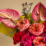 Load image into Gallery viewer, Magenta Grand Flower Bag
