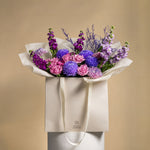 Load image into Gallery viewer, Mauve Garden Large Flower Bag