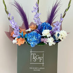 Load image into Gallery viewer, Violet Tropical Large Flower Bag