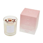 Load image into Gallery viewer, Rose Quartz Crystal 'Love' Pomegranate &amp; Musk Scented Candle
