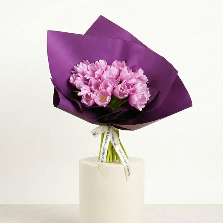 Lilac_tulip_bouquet
