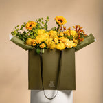 Load image into Gallery viewer, Saffron Grand Flower Bag
